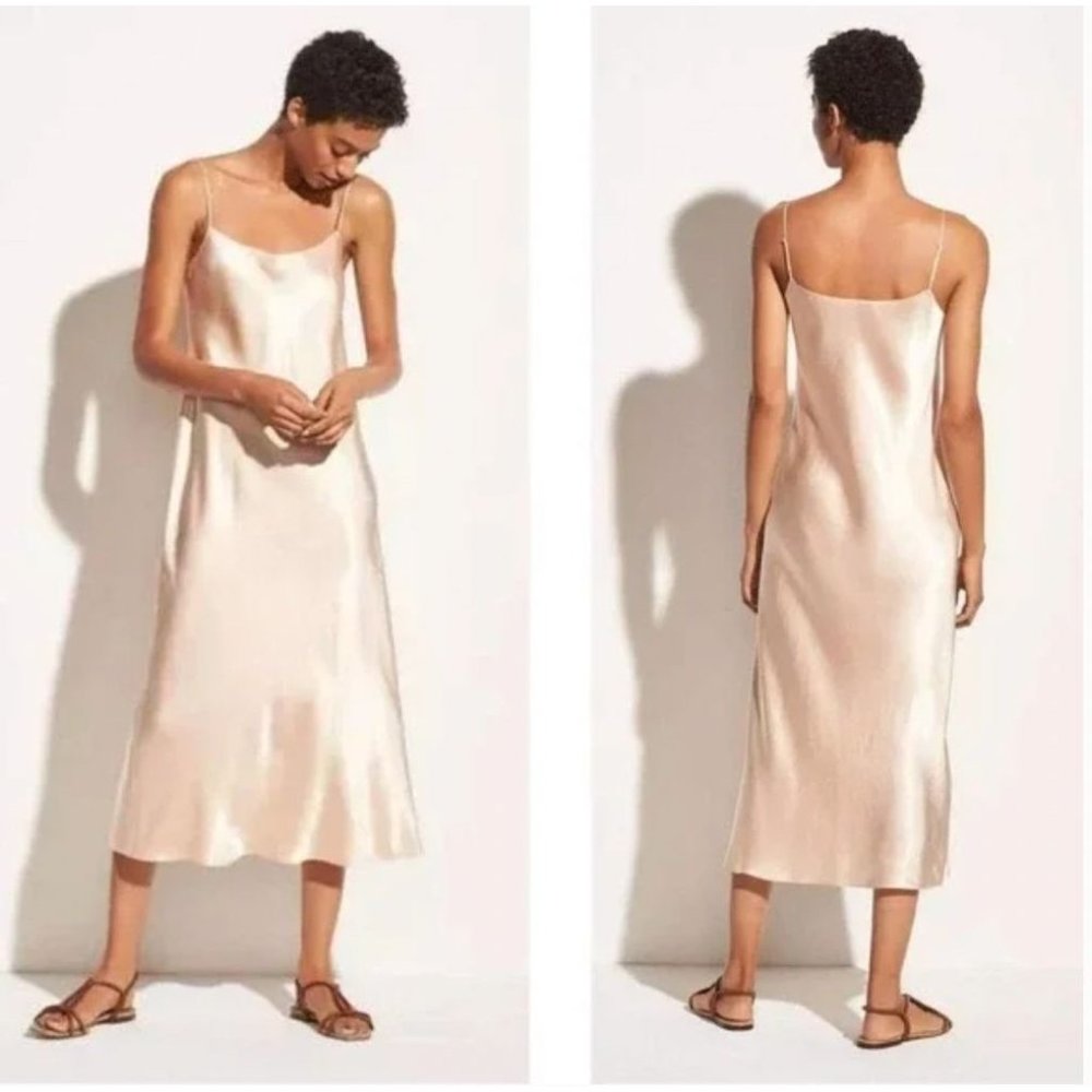Vince Cream Midi Dress